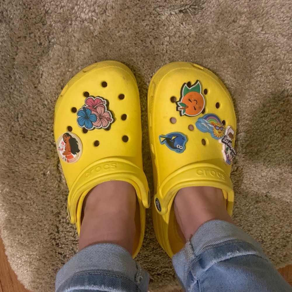Crocs with charms